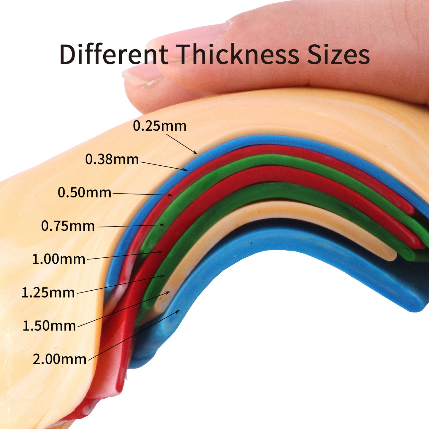 Clay Rolling Frame Set- 8 Thickness Fondant Roller Depth Guide