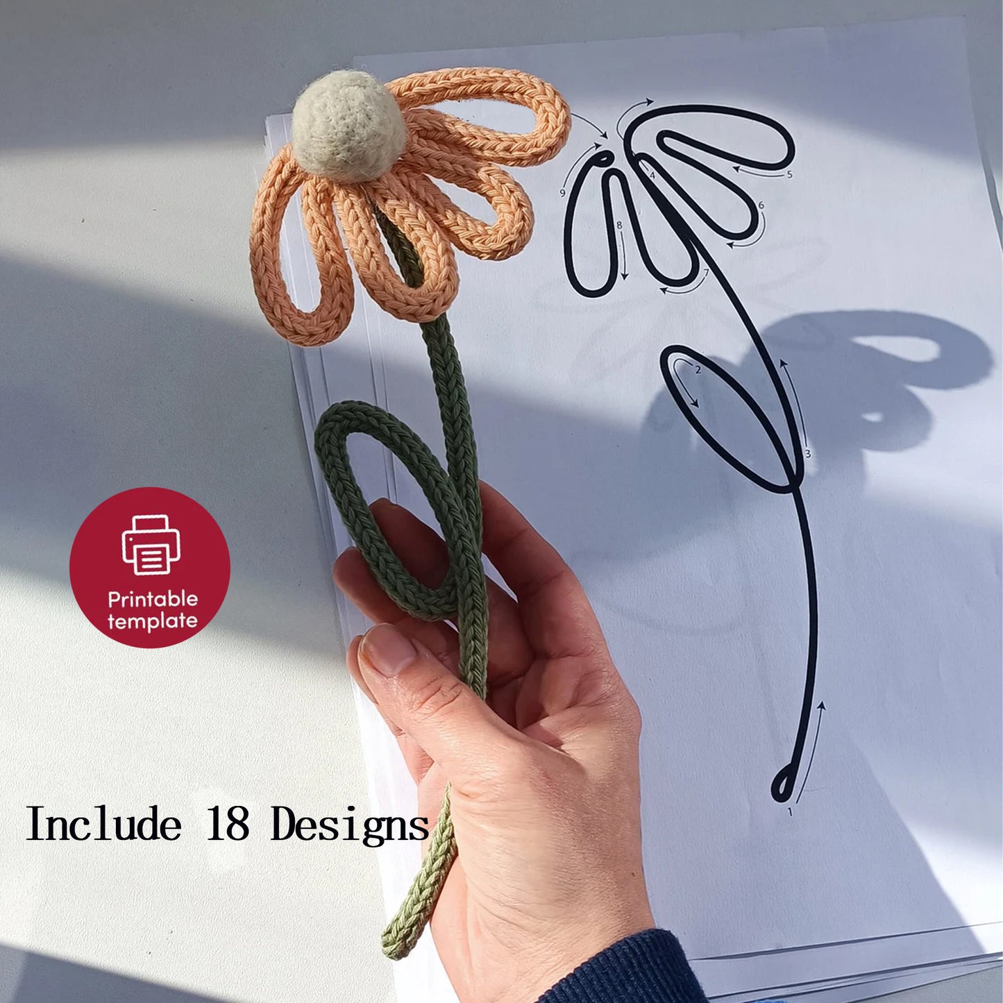 BoFUN DIY Flower Craft Kit for Adults - Floral Wire Art Craft Set