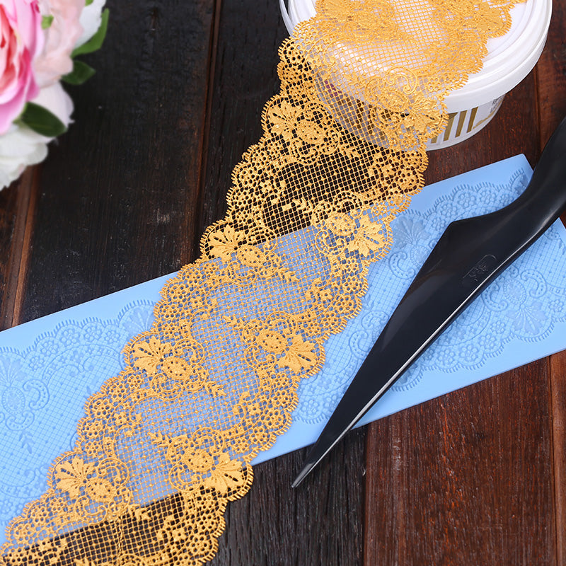 Baking Fondant Cake Mold Silicone Lace Mat