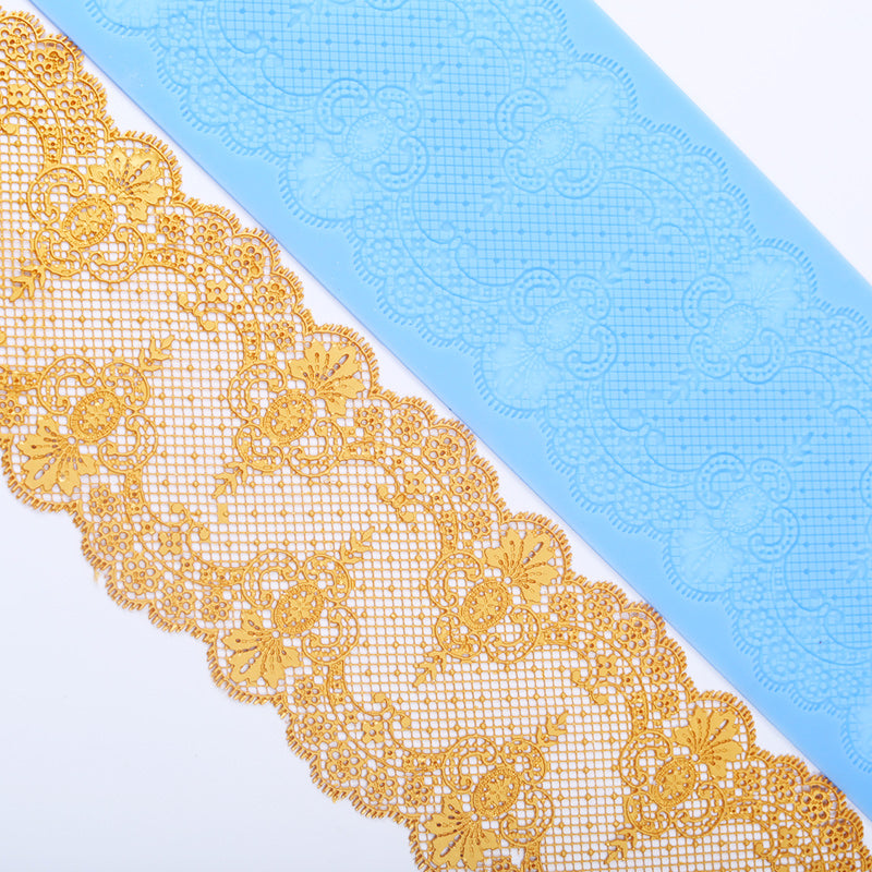Baking Fondant Cake Mold Silicone Lace Mat