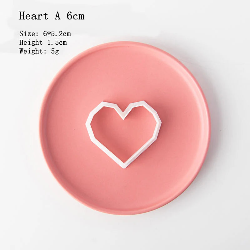 Heart Cookie Cutter Mold Biscuit Cutter