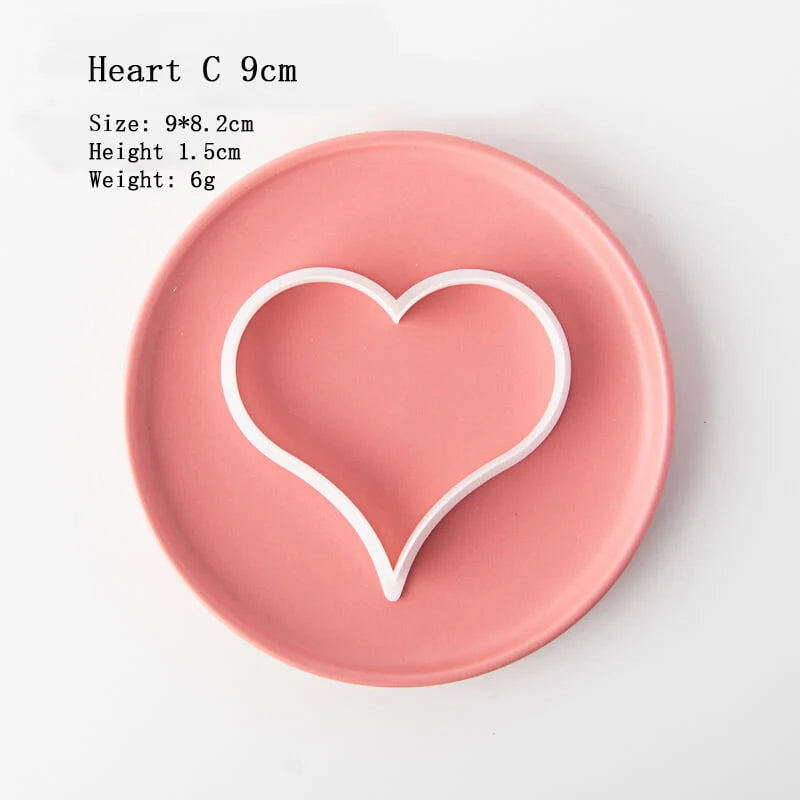 Heart Cookie Cutter Mold Biscuit Cutter