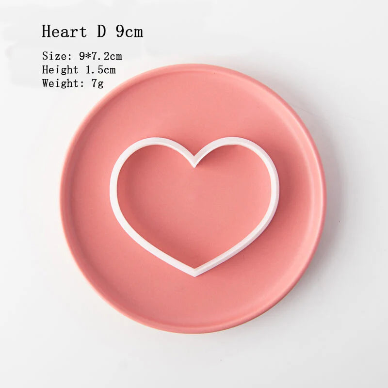 Heart Cookie Cutter Mold Biscuit Cutter