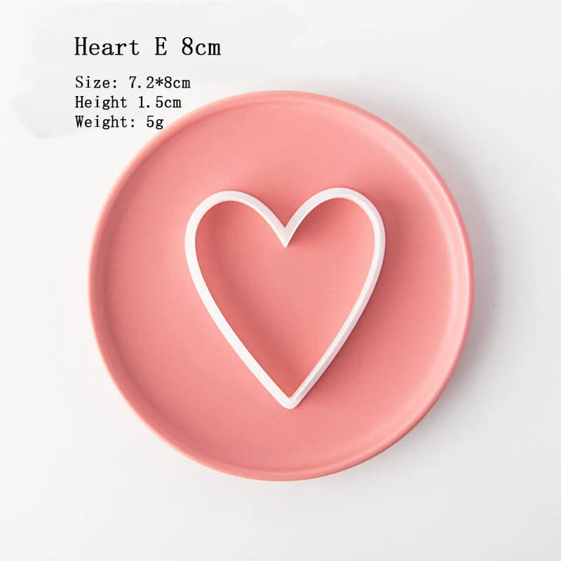 Heart Cookie Cutter Mold Biscuit Cutter