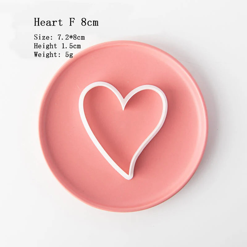 Heart Cookie Cutter Mold Biscuit Cutter