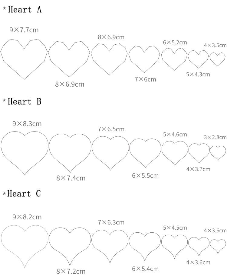 Heart Cookie Cutter Mold Biscuit Cutter