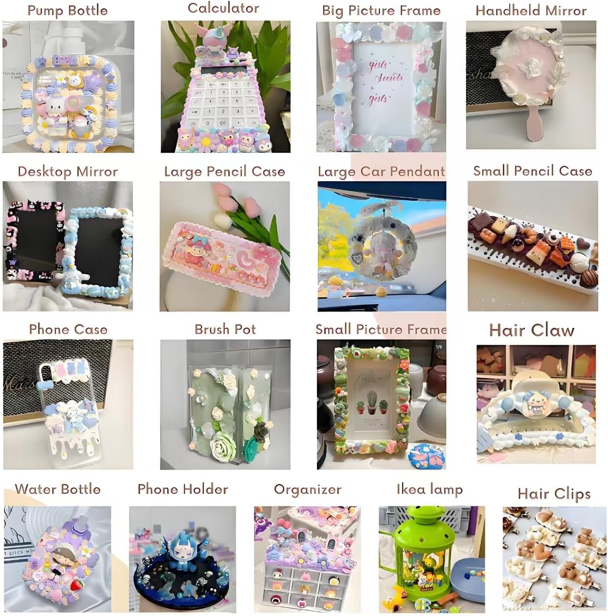 BoFUN Whipped Cream Glue Clay - DIY Making Art Craft Kit with Piping Tip