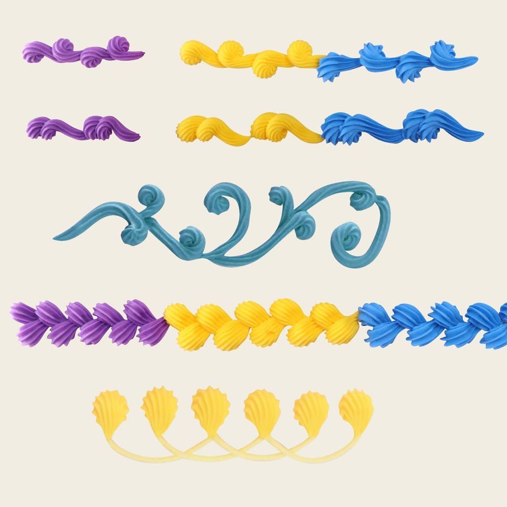 BoFUN Whipped Cream Glue Clay - DIY Making Art Craft Kit with Piping Tip