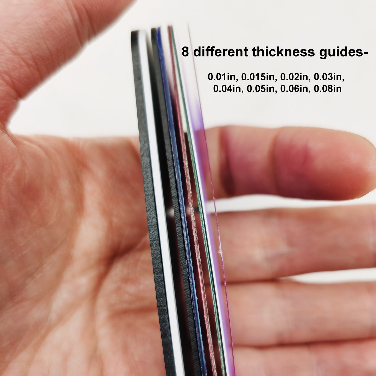 Clay Rolling Frame Set- 8 Thickness Fondant Roller Depth Guide